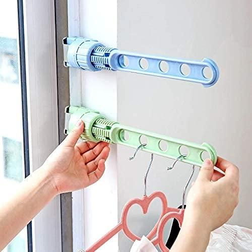 Window Drying Hanger Rack | Plastic Portable Indoor Balcony Hanger