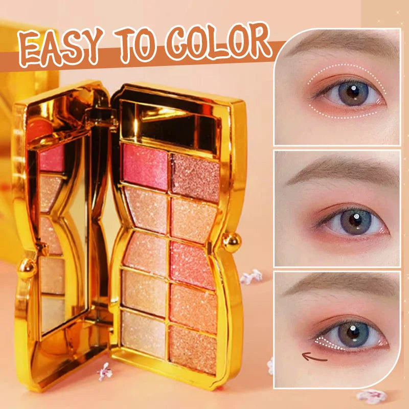 10 Colors Glitter Eye Shadow Palette